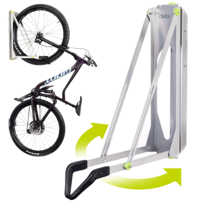 Delta Pivot Wall Mounted Bike Storage Rack- 1-Bike